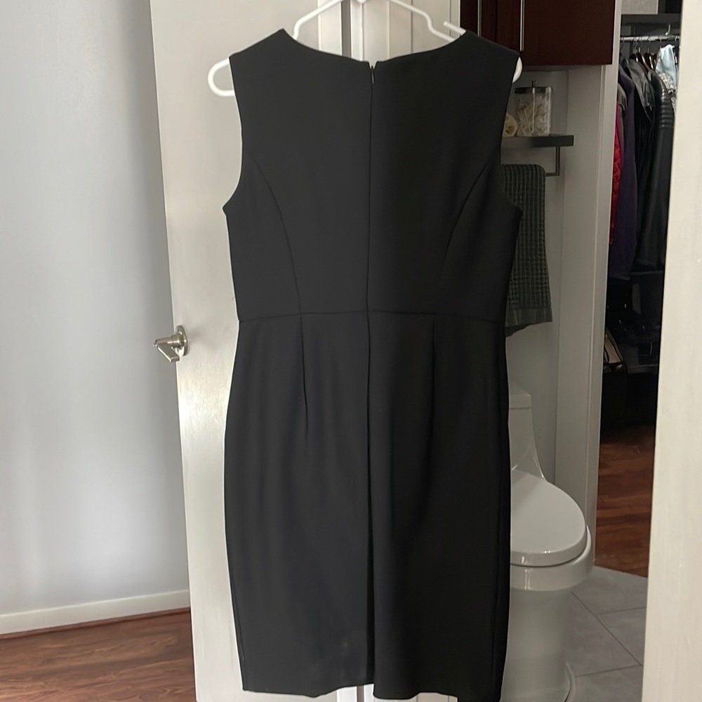 Black sleeveless scallop top dress 10P size, Ann Taylor never used